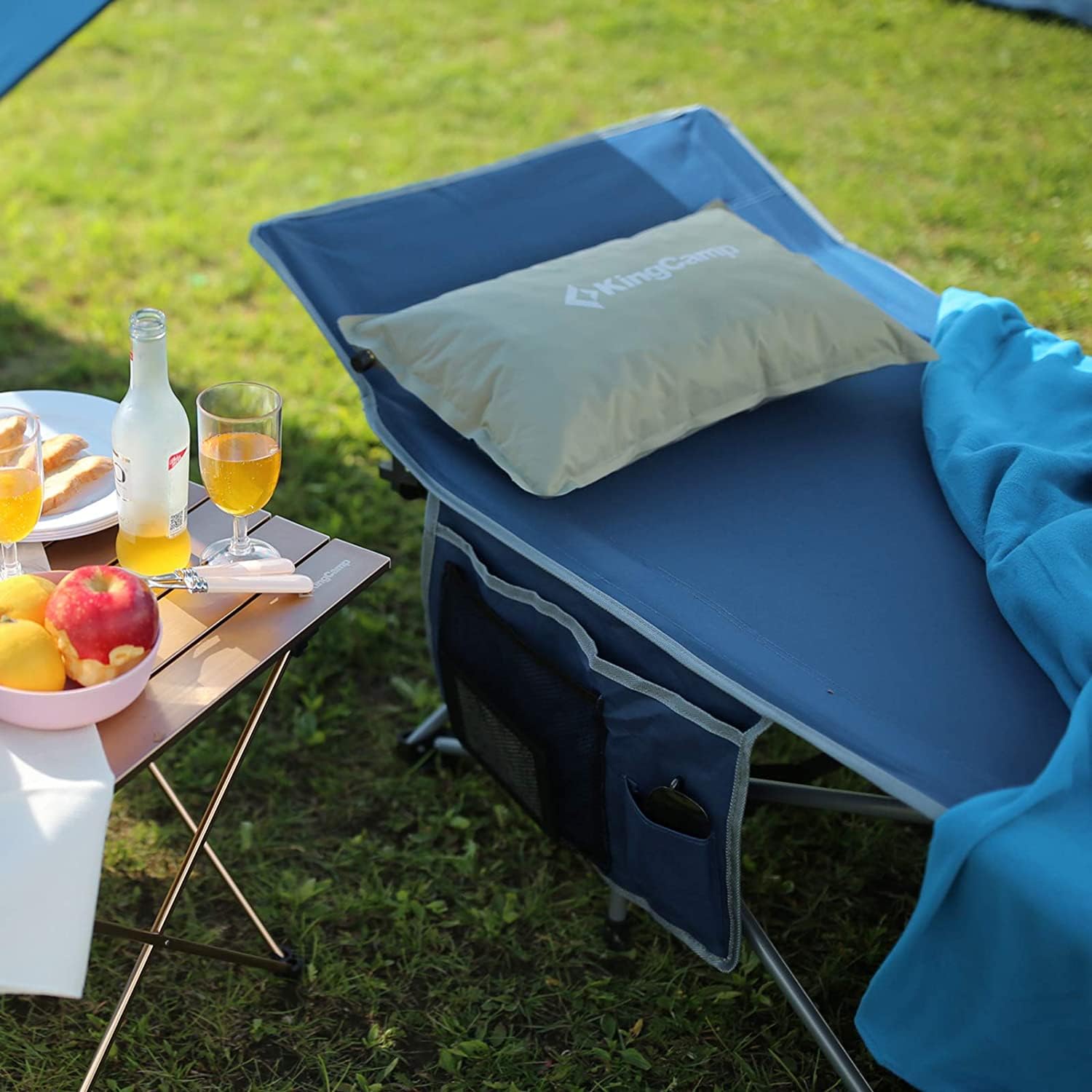 Amazon | KingCamp アウトドア ベッド 折りたたみベッド 組立