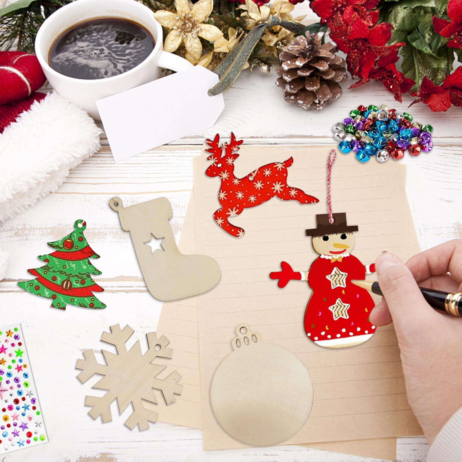 50 Décoration De Noël En Bois Medium Décoration De Noel à Personnaliser