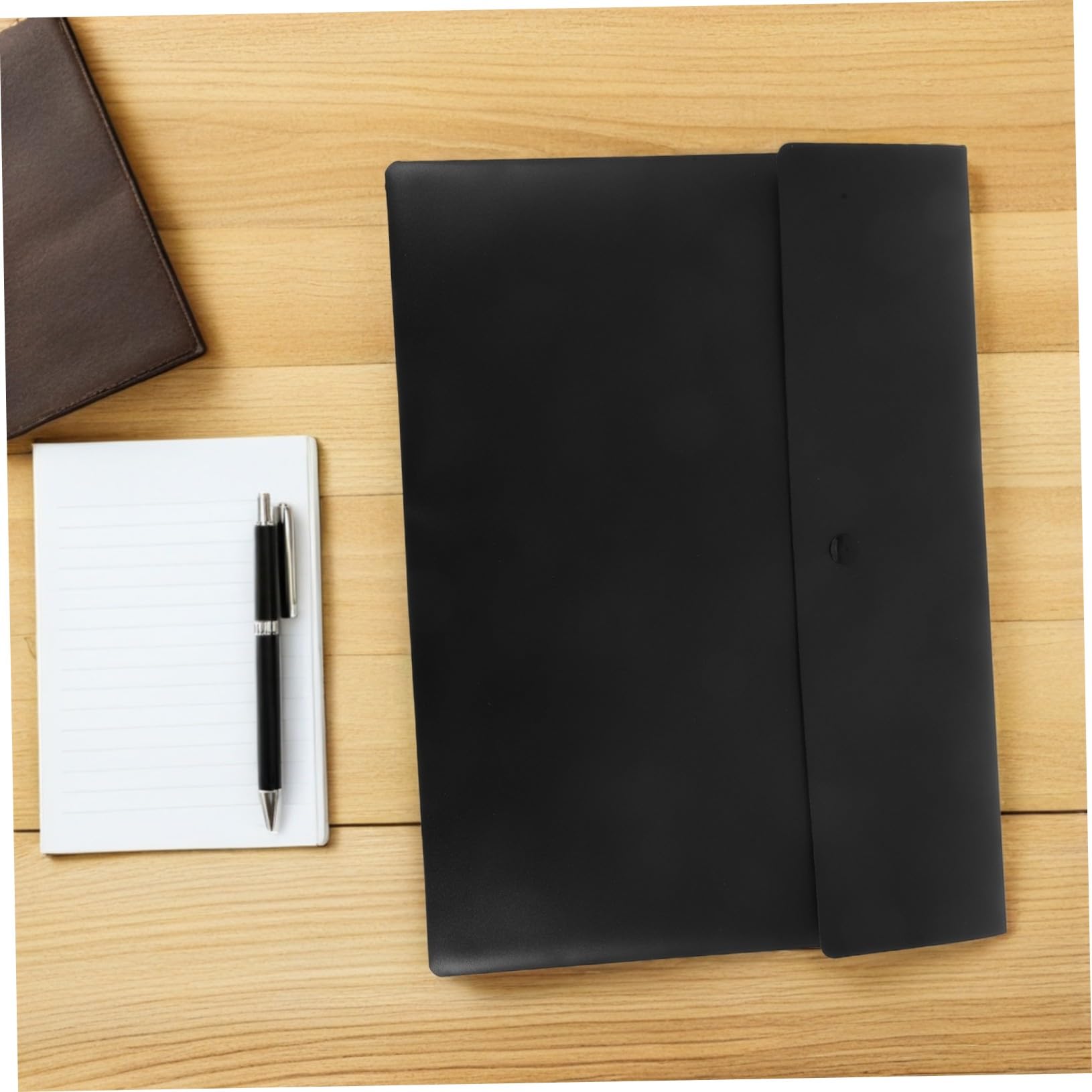 10 Pezzi Documenti con Bottone Buste Plastica Impermeabili per Ufficio e Scuola Organizer Grande Capacità con Chiusura Scatto Custodia Documenti Multiuso