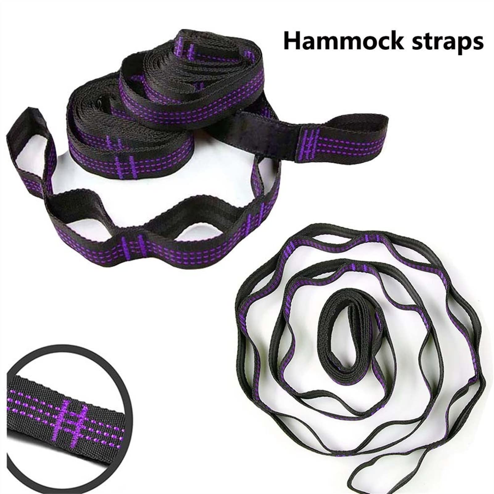 Altalena Amaca a Doppia Paracadute, Tessuto in Nylon, Hammock Portatile dell'Esercito for Campeggio all'aperto di Viaggio Arrampicate e Altalene (Color : Red And Black)