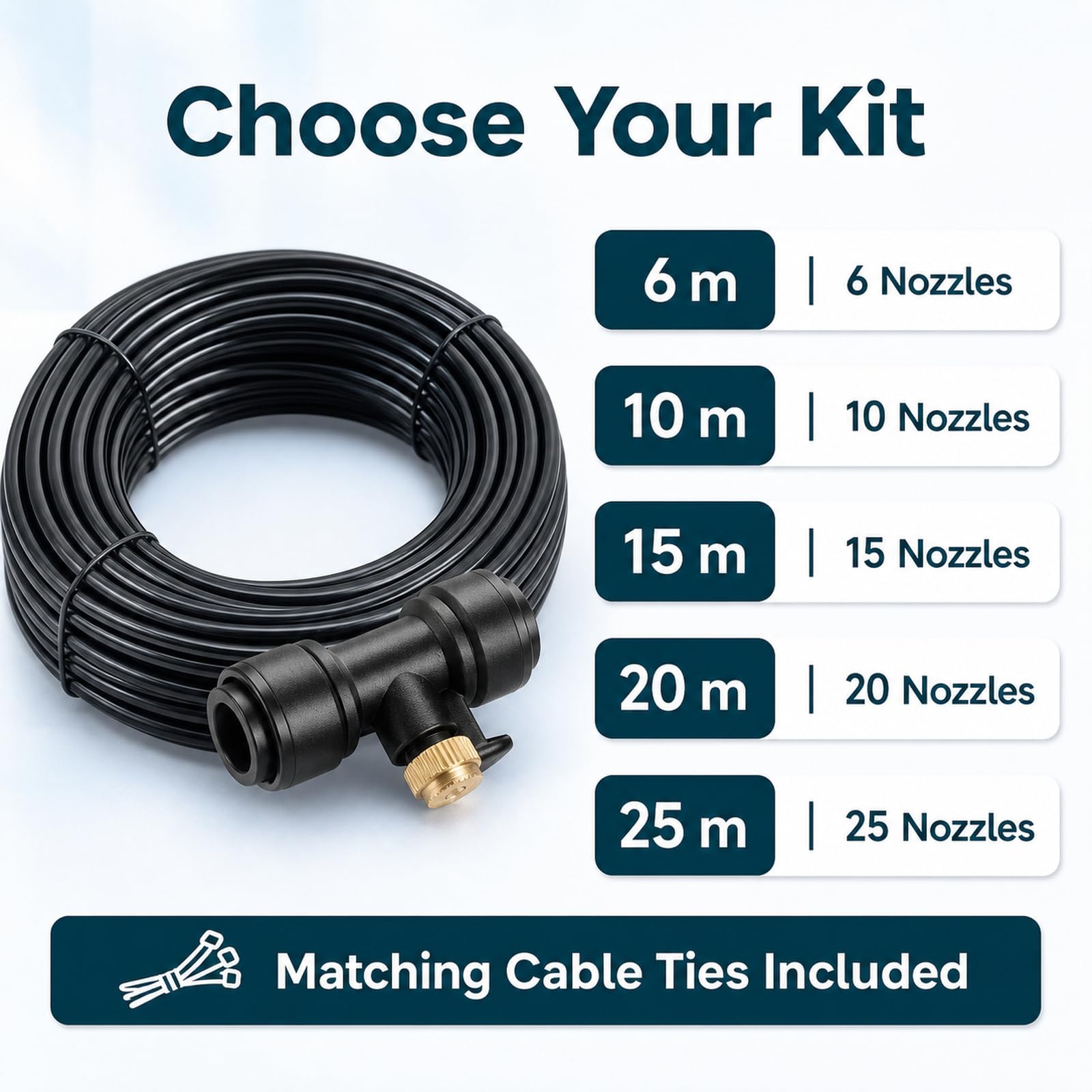 System Irrigazione Automatica,Sprinkler Irrigazione System,Kit Irrigazione Goccia Giardino,Leak-Proof And Rust-Proof,Prevent Leakage,Suitable for Patios And Potted Plants