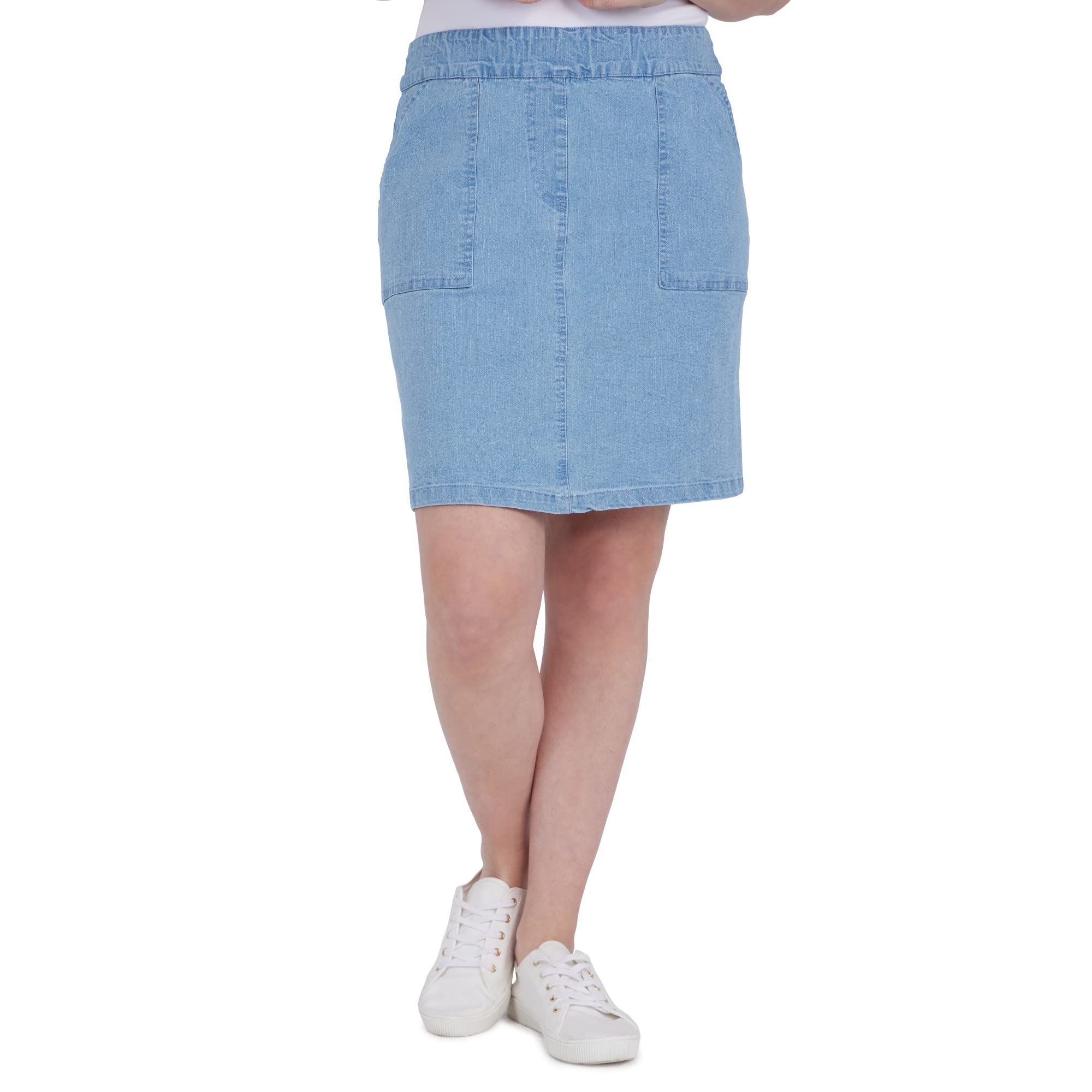 Ruby Rd.Women's Knitted Twill Pull-on Skort