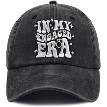 KKMKSHHG Funny Engaged Hat for Women Men, Adjustable Embroidered Cotton Baseball Cap