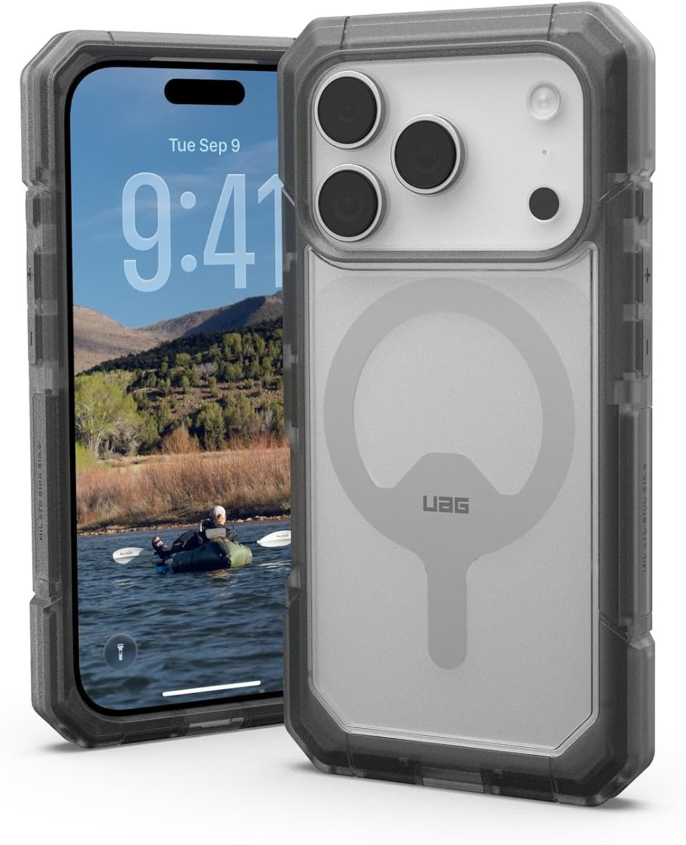 Urban Armor Gear iPhone 17 Pro 2025 Shockproof Case Trooper MAGSAFE Clear/Ash