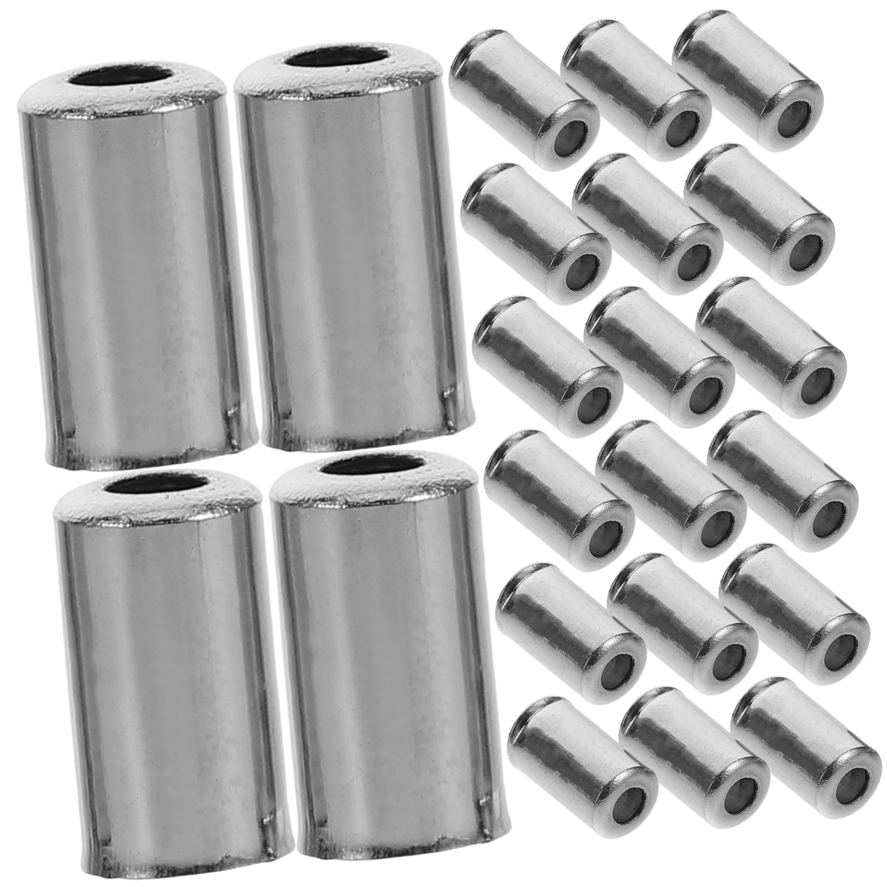 Toyvian 200pcs Bicycle Cable Cap Brake Wire Cap Brake Cable Line End Bike Brake Fitting Bike Cable Ends Brake Supply Bicycle Brake Cable Endcap Brake Cable Tail Caps Grey Aluminum Alloy