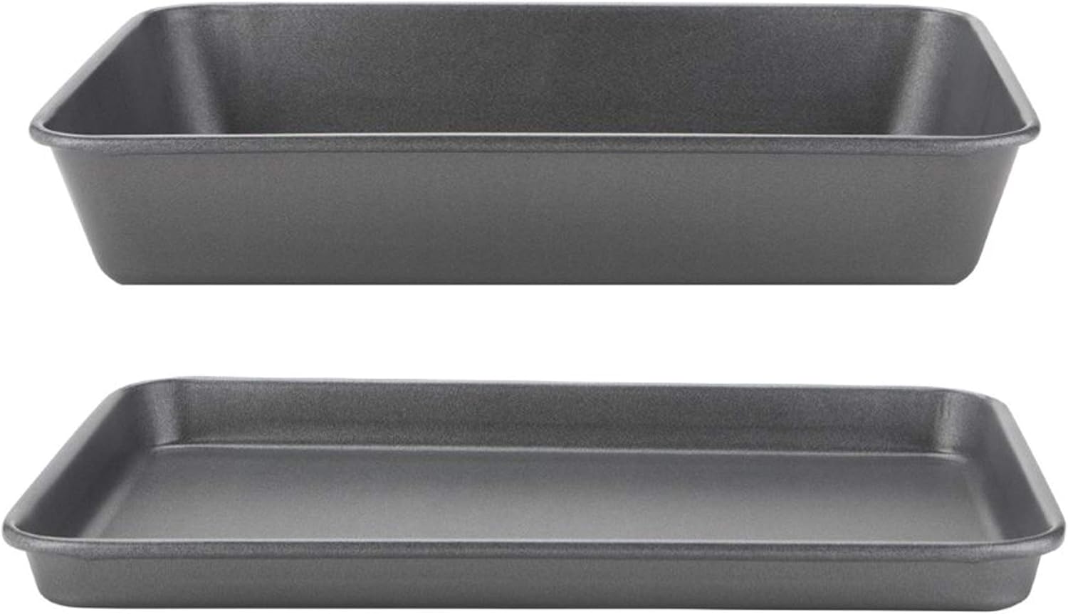 PRESTIGE Tough & Strong 4 Piece Reinforced Non-Stick Steel Bake Ware – Oven and Dishwasher Safe Bakeware Set