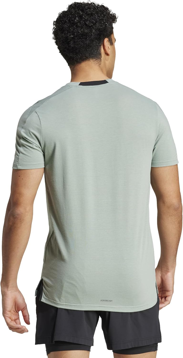 Adidas Mens Designed for Training Workout T-Shirt - Image 4
