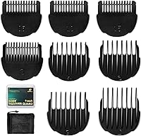 Vista 9 de CR8GR8 Peine Guía Profesional de Corte Compatible con Manscaped 3.0, Paquete de 4, 8 Longitudes de Corte de 1/8"-1/2" Pulgadas Compatible