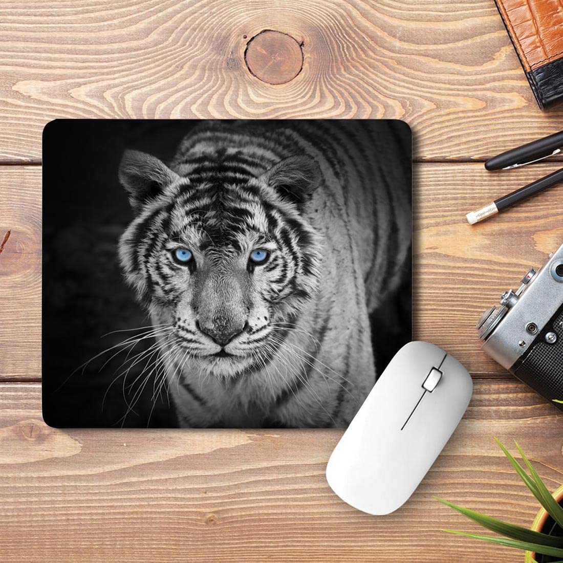 ZORI Animal Theme - Blue Eye Tiger Mouse Pad for Work from Home/Office/Gaming |Anti-Skid, Anti-Slip, Rubber Base (MP781_Blue_Eye_Tiger)-image-23