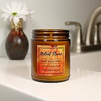 Vista 7 de Velas Vermont Maple Sugar Shack Vela de cera de soja 100% natural para decoración del hogar Altamente perfumada Fragancia premium Hecho a mano