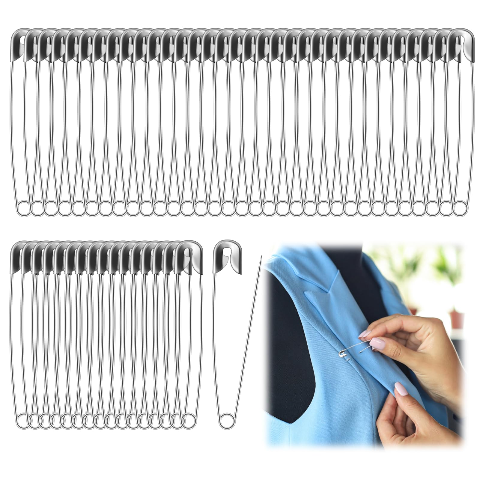 Lot De 610 épingles à Nourrice En 5 Tailles 19 Mm