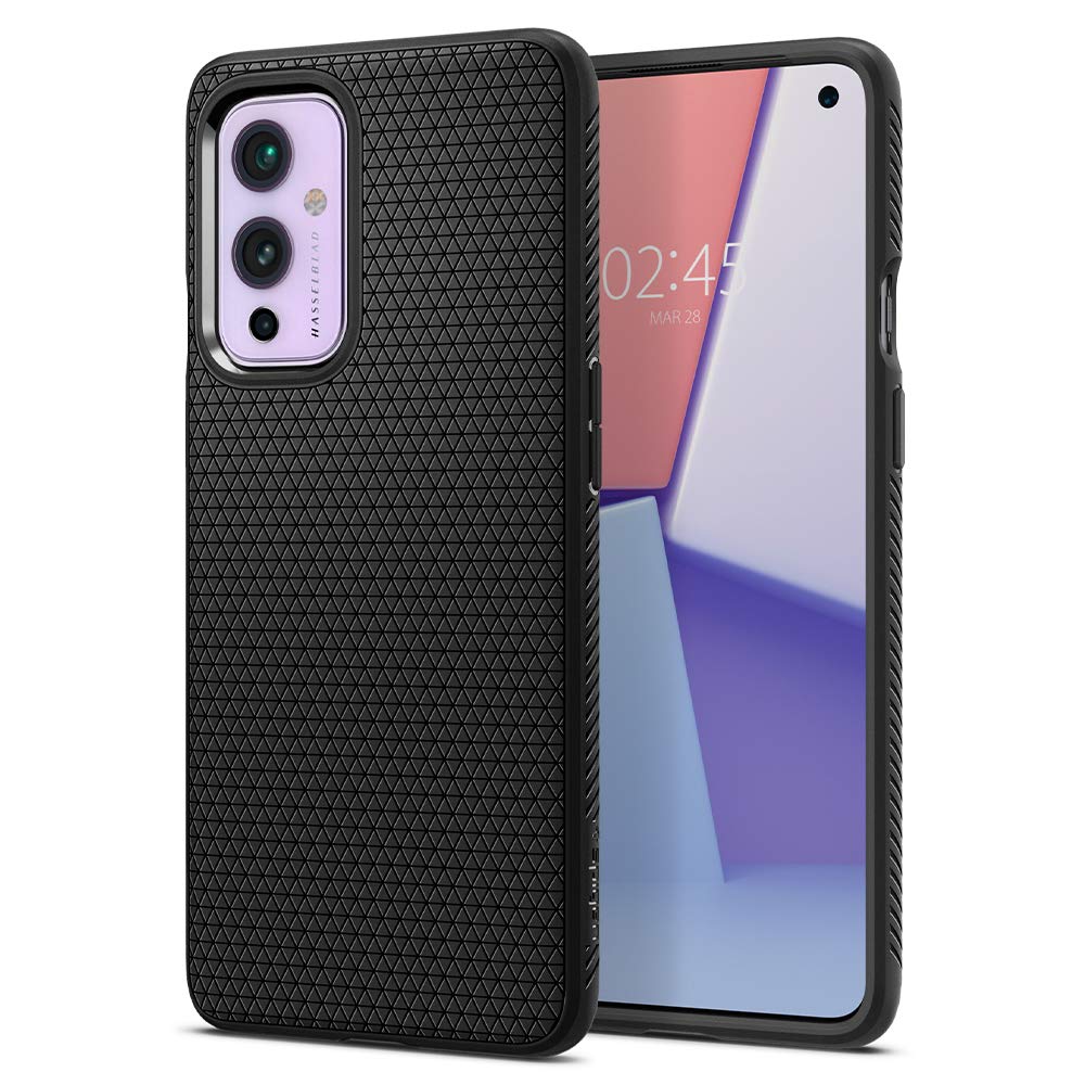 Liquid Air designed for OnePlus 9 case cover (Only compatible with CHINA and INDIA model. NOT compatible with USA and Europe model) - Matte Black