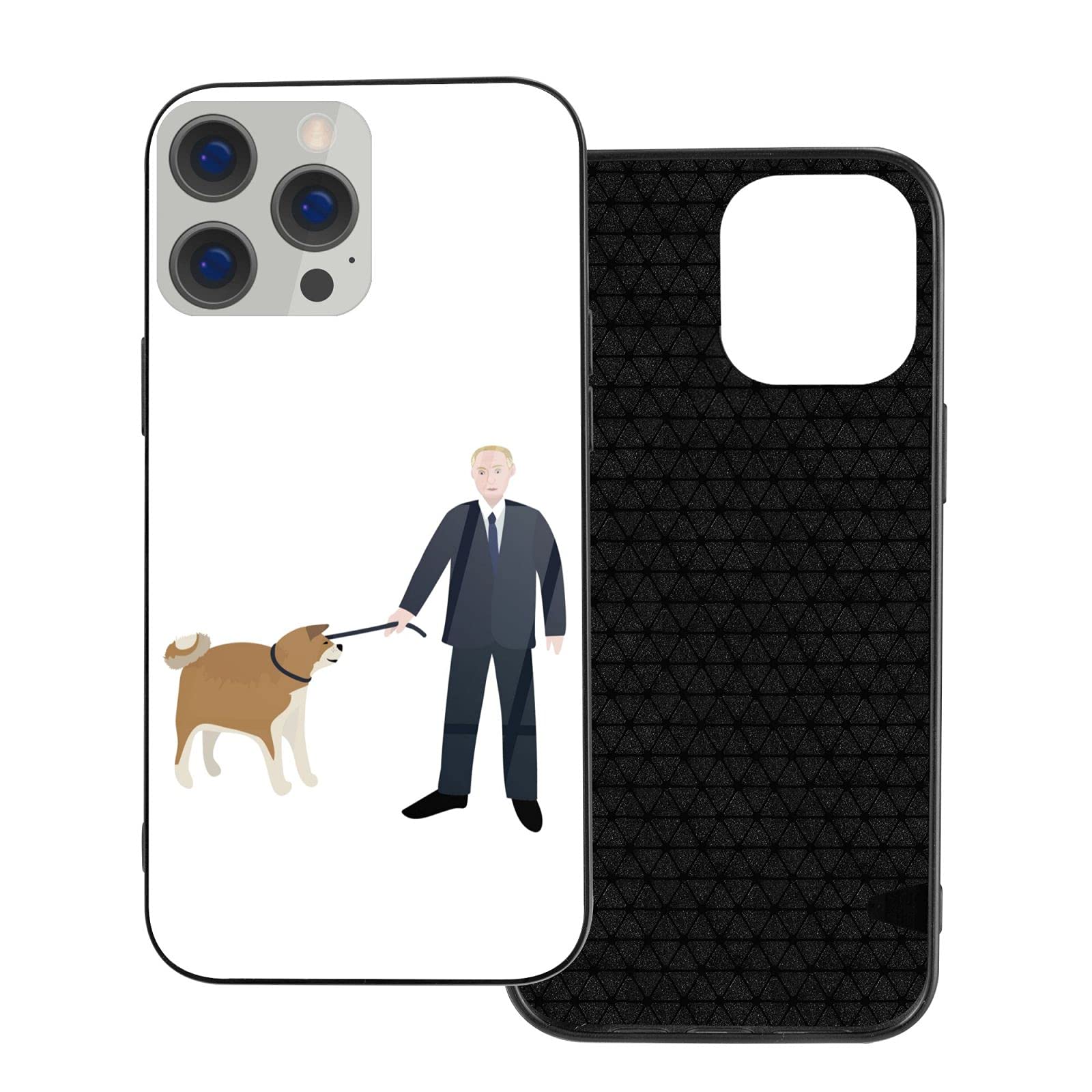 Amazon 秋田犬を愛するロシア大統領プーチン Iphone12pro ケース おしゃれ かわいい 耐衝撃 レンズ保護 脱着簡単 スリム 軽量 薄型 傷防止 指紋防止 家電 カメラ オンライン通販