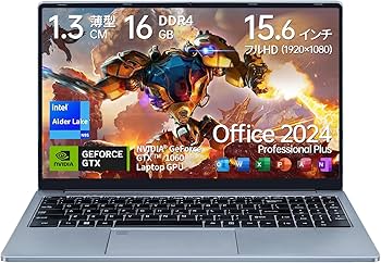 Amazon.co.jp: ノートパソコン office2024 搭載 Win11pro 15.6インチ