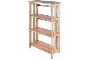 Winsome Wood Mission Shelving: The Perfect Wooden Display Shelf