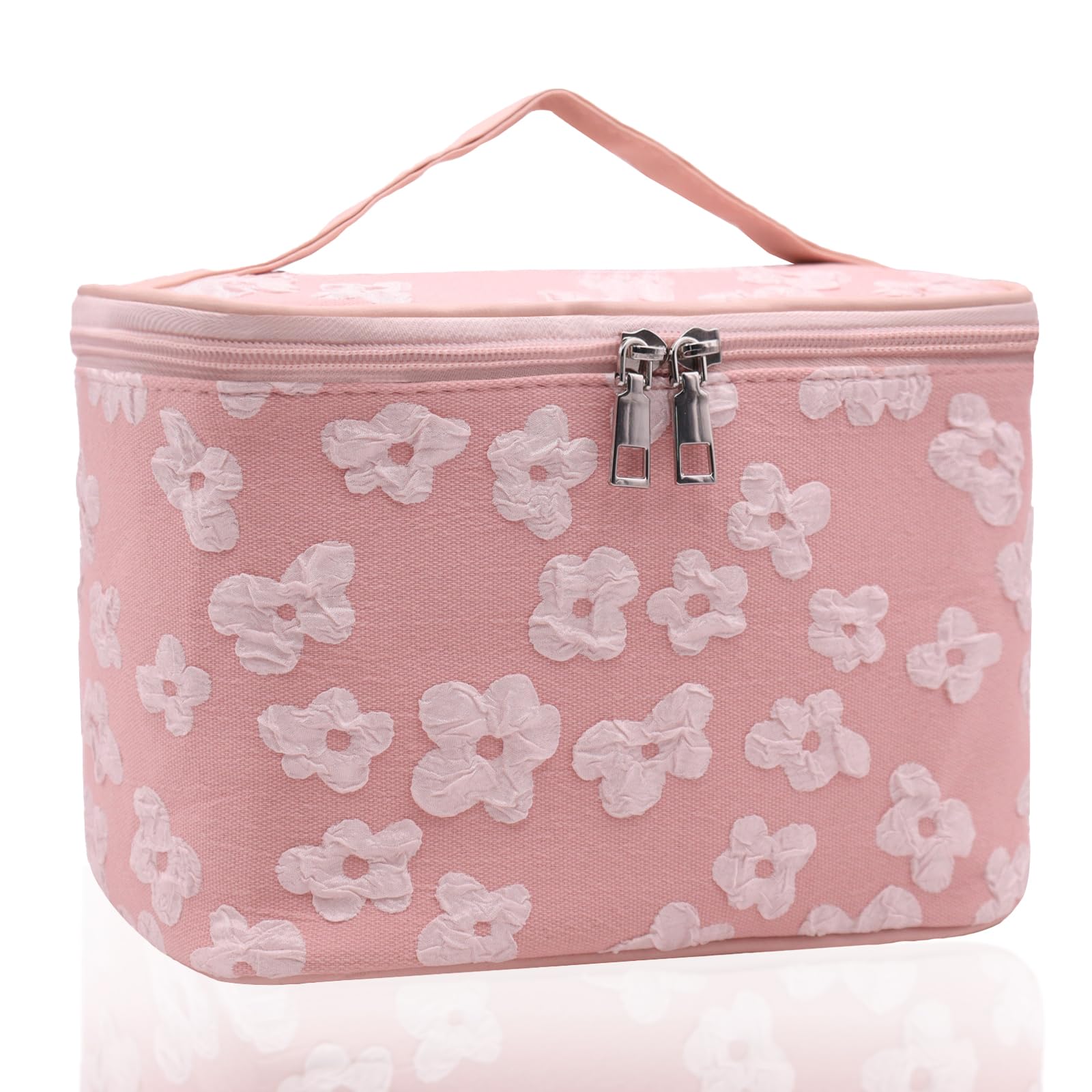Yuknees Cosmetic Storage Toiletry Bag, Large Capacity Makeup Bags Waterproof Multifunction Cosmetic Bag Make Up Organizer Storage Gift for Girls Women