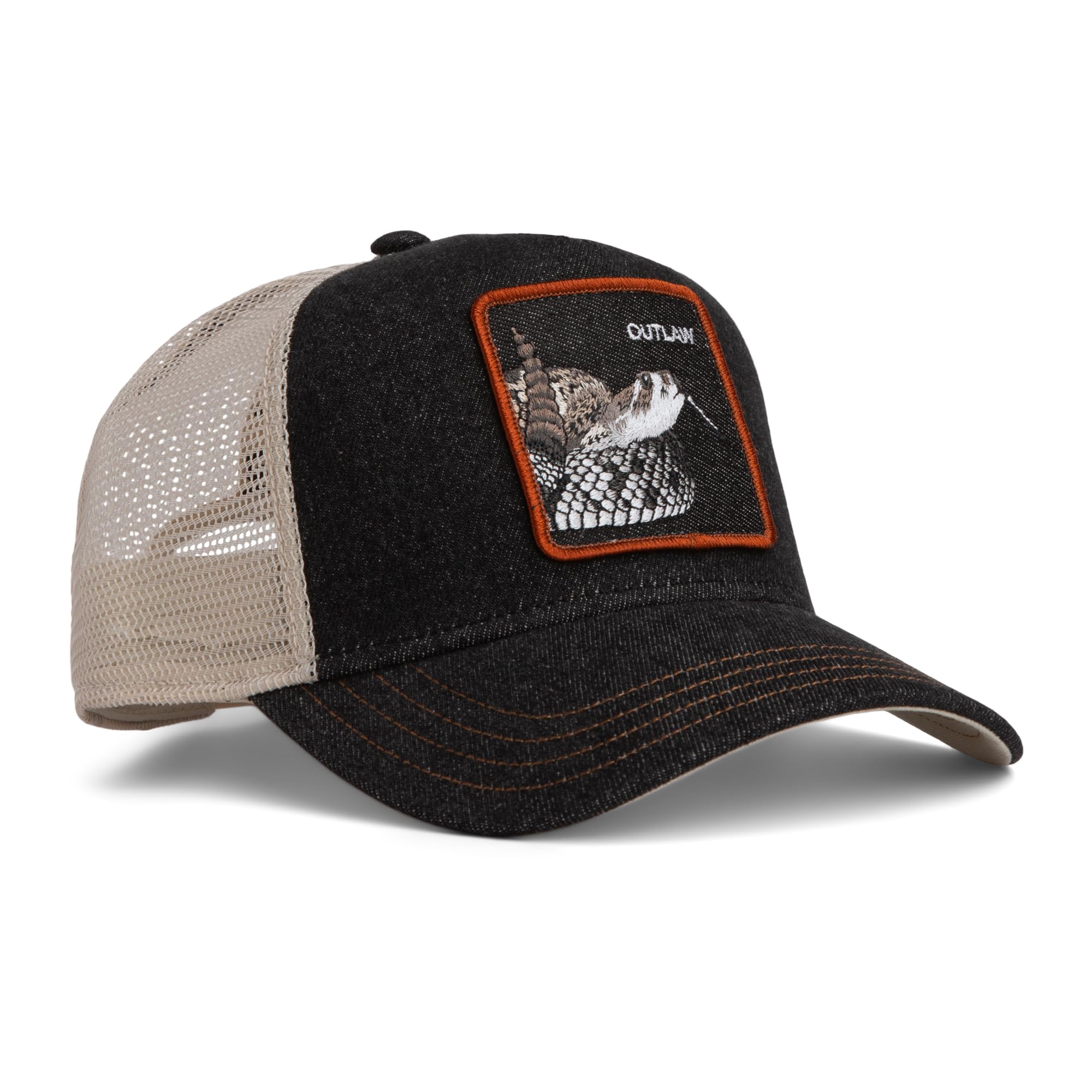 Goorin Bros. Denim Fly HighBros. Damska/Męska czapka baseballowa z siateczką Snapback, z wizjerem wiosna-lato wiosna lato jesień zima