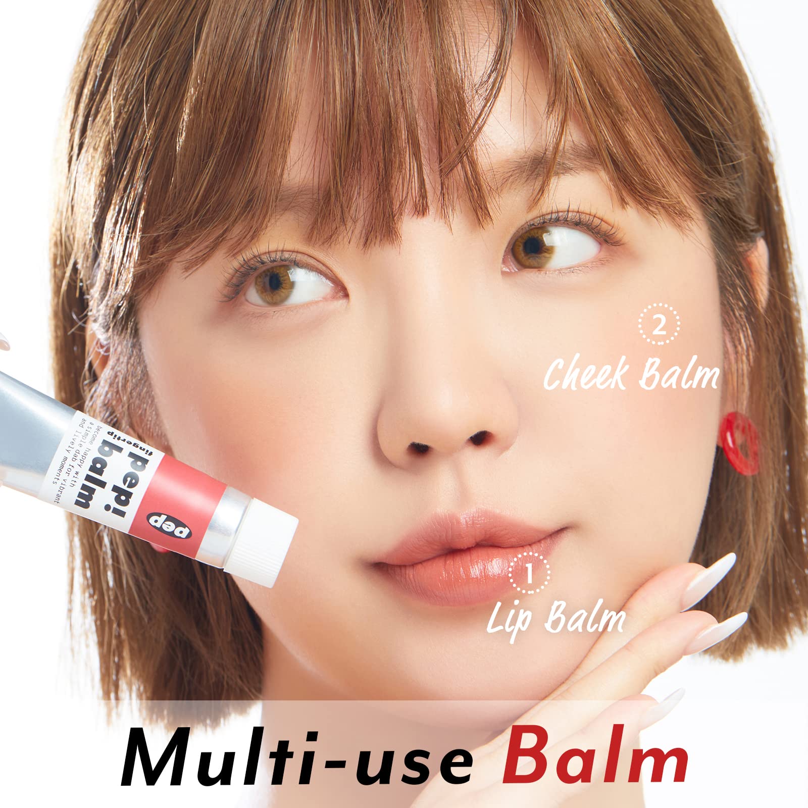 I’M MEME Pep! Balm Multiuse Lip and Cheek Tint with Shea Butter