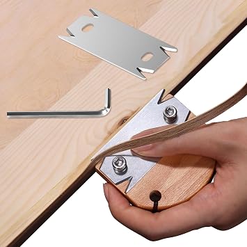 Edge Banding Trimmer for Woodworking & 1PCS Replacement Blade