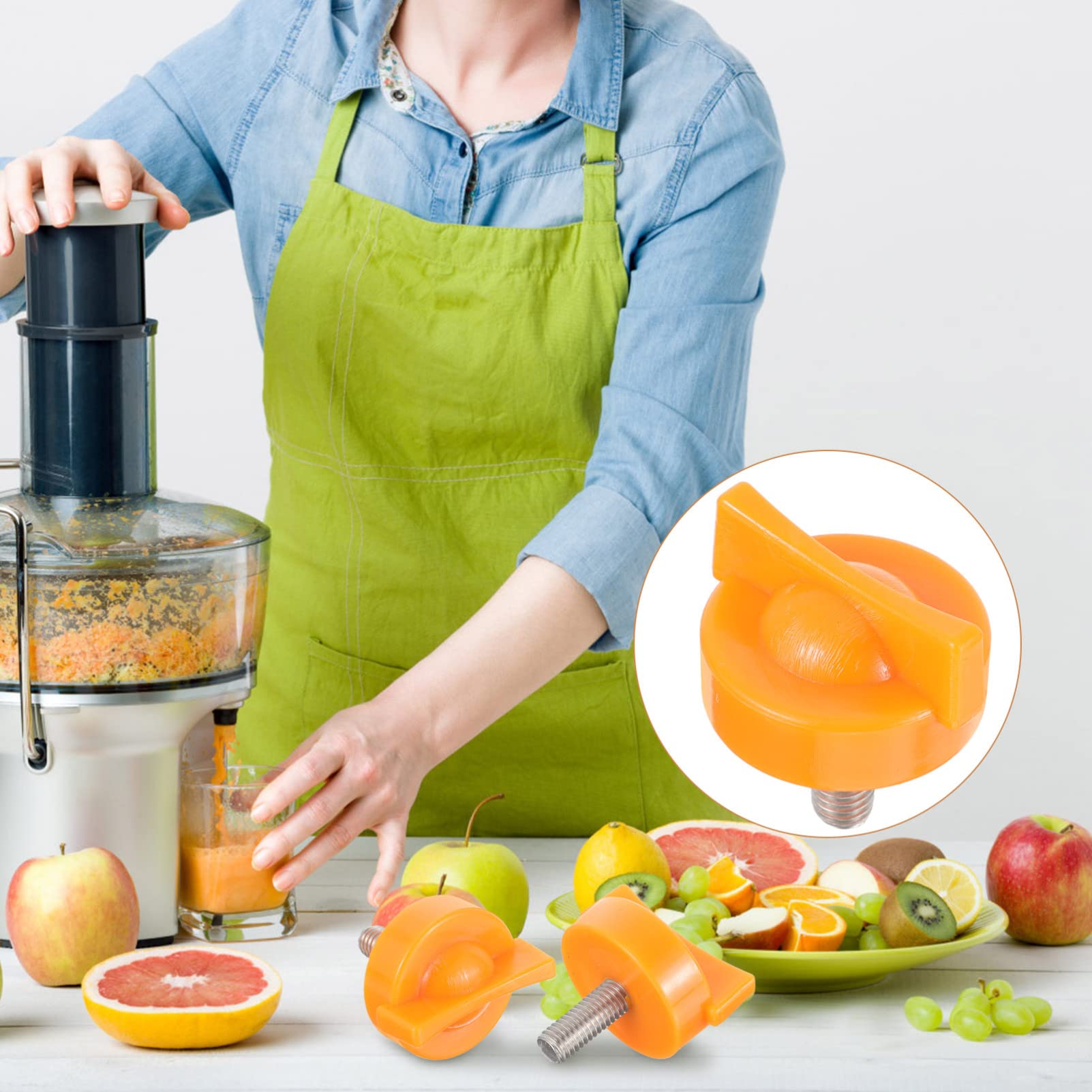 Kichvoe Power Tools Orange Juicer Screw Compatible with XC-2000E Electric Citrus Juicer Replacement Automatic Orange Juicing Machine Part Lemon Squeezer Screws for Kitchen Orange Juice Squeezer
