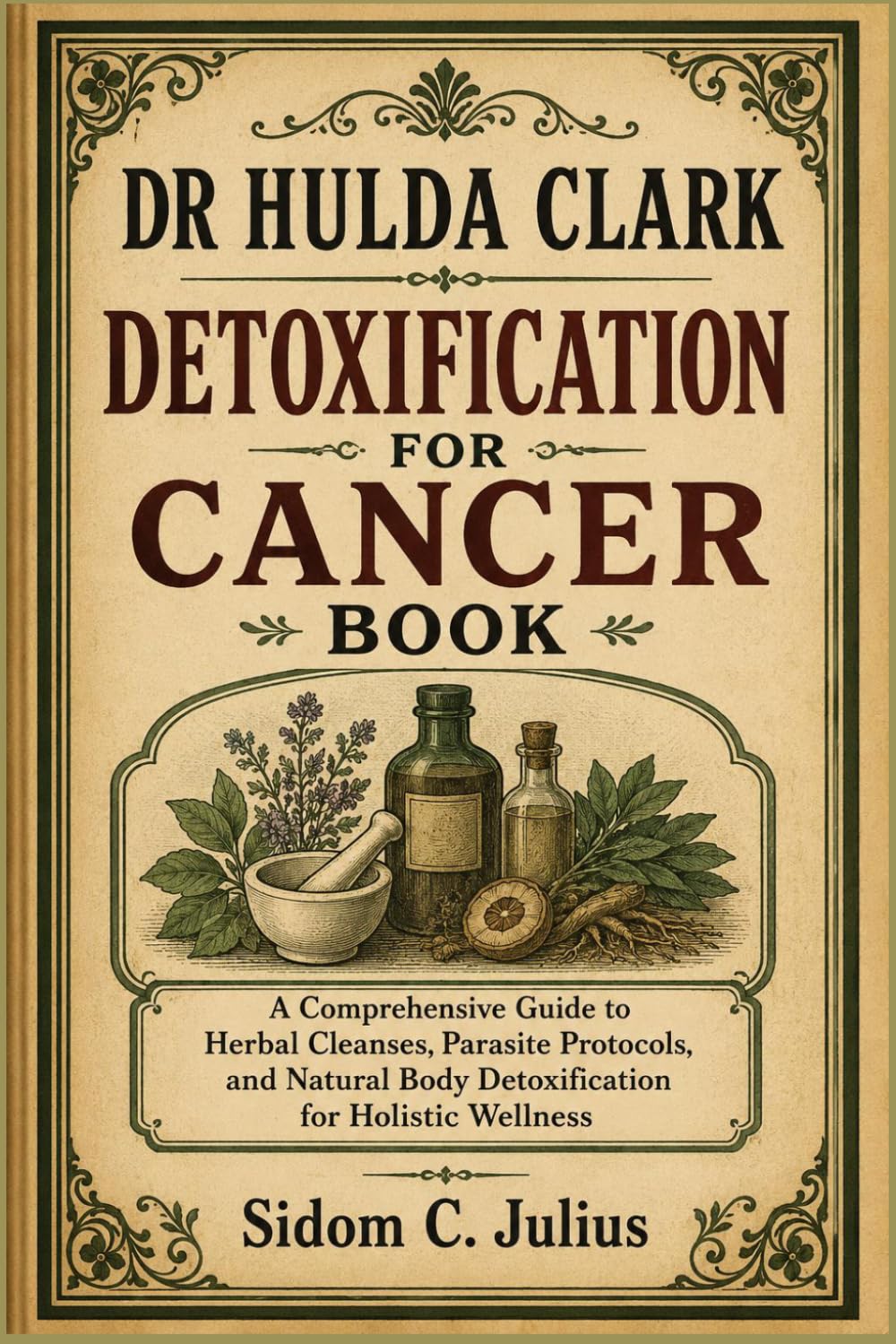 DR HULDA CLARK DETOXIFICATION FOR CANCER BOOK: A Comprehensive Guide to Herbal Cleanses, Parasite Protocols, and Natural Body Detoxification for Holistic Wellness