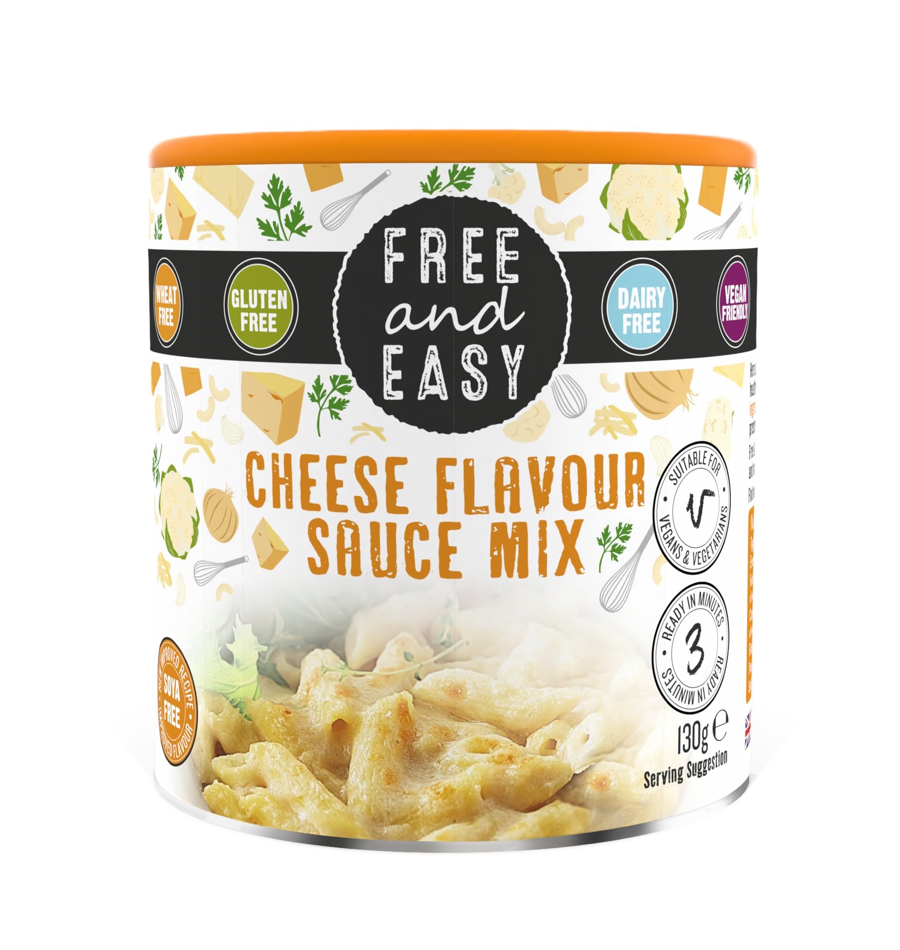Free & Easy Cheese Sauce Mix, 6 x 130g