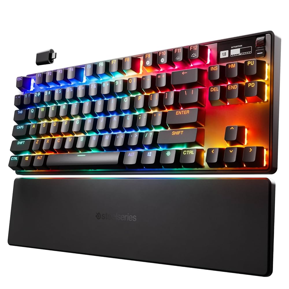 キーボード SteelSeries Apex Pro TKL Amazon.com: SteelSeries Apex Pro TKL Wireless HyperMagnetic