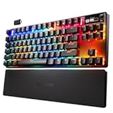 Apex Pro TKL Wireless HyperMagnetic Gaming Keyboard — Esports Tenkeyless — OLED Screen — Adjustable Actuation — PBT Keycaps — Bluetooth — 2.4GHz — USB-C