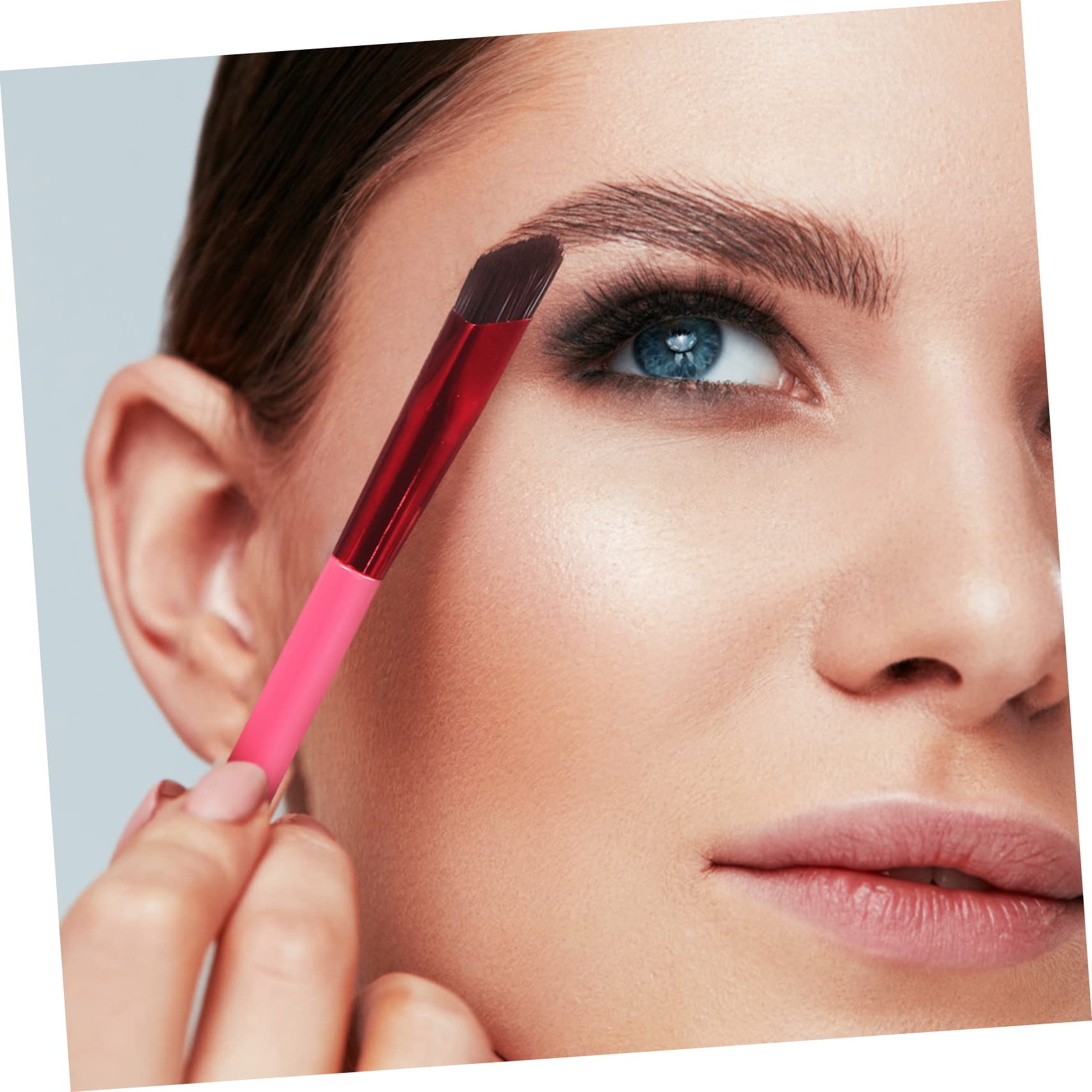 Beavorty 3pcs Brow Eyebrow Brush Set Eyebrow Brushes for Hair Stroke Realistic Makeup Supplies