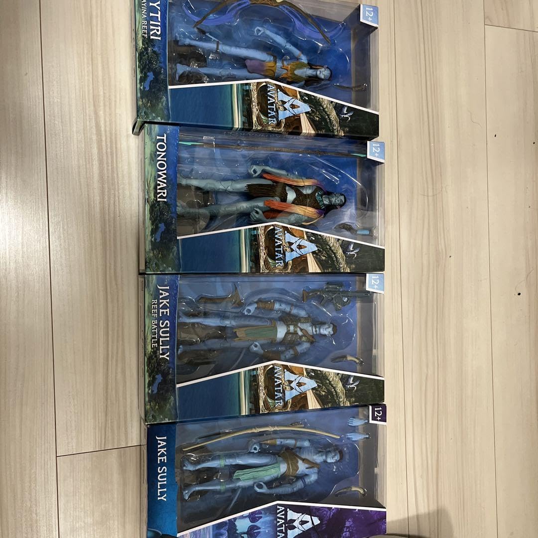 Amazon.co.jp: AVATAR Way of Water アバターフィギュア4体セット 