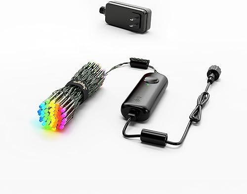 Miniatura 8 de Twinkly Strings 100 LED RGB, Cadena de luces LED para interiores y exteriores, Luces LED inteligentes, LEDs trazables, Compatibles con Alexa y