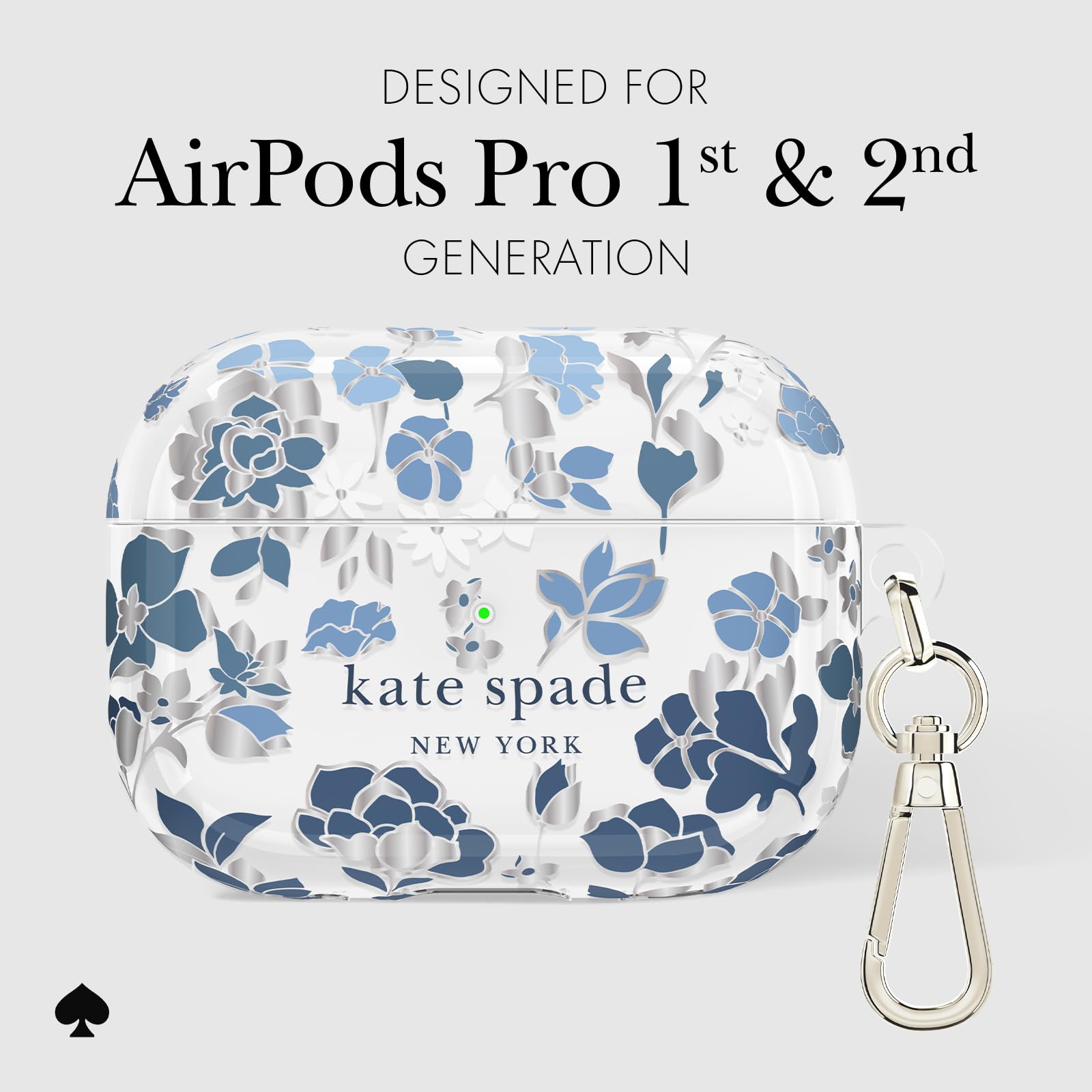 kate spade new york Capa protetora para AirPods Pro com chaveiro