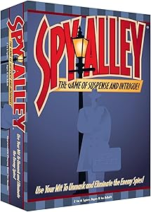 Spy Alley - Mensa Award-Winning Strategy Game - Social Deduction & Bluffing Board Game - Family Game Night Fun - Ages 8+ for 2-6 Players