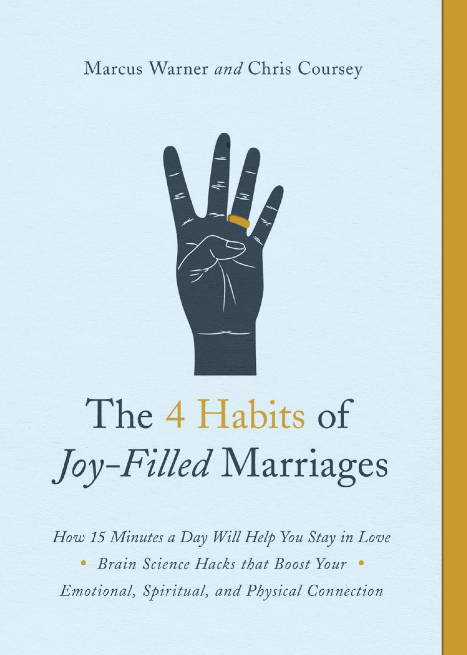 4 Habits of JoyFilled Marriages The How 15 Minutes a  by Marcus Warner PAPERBACK