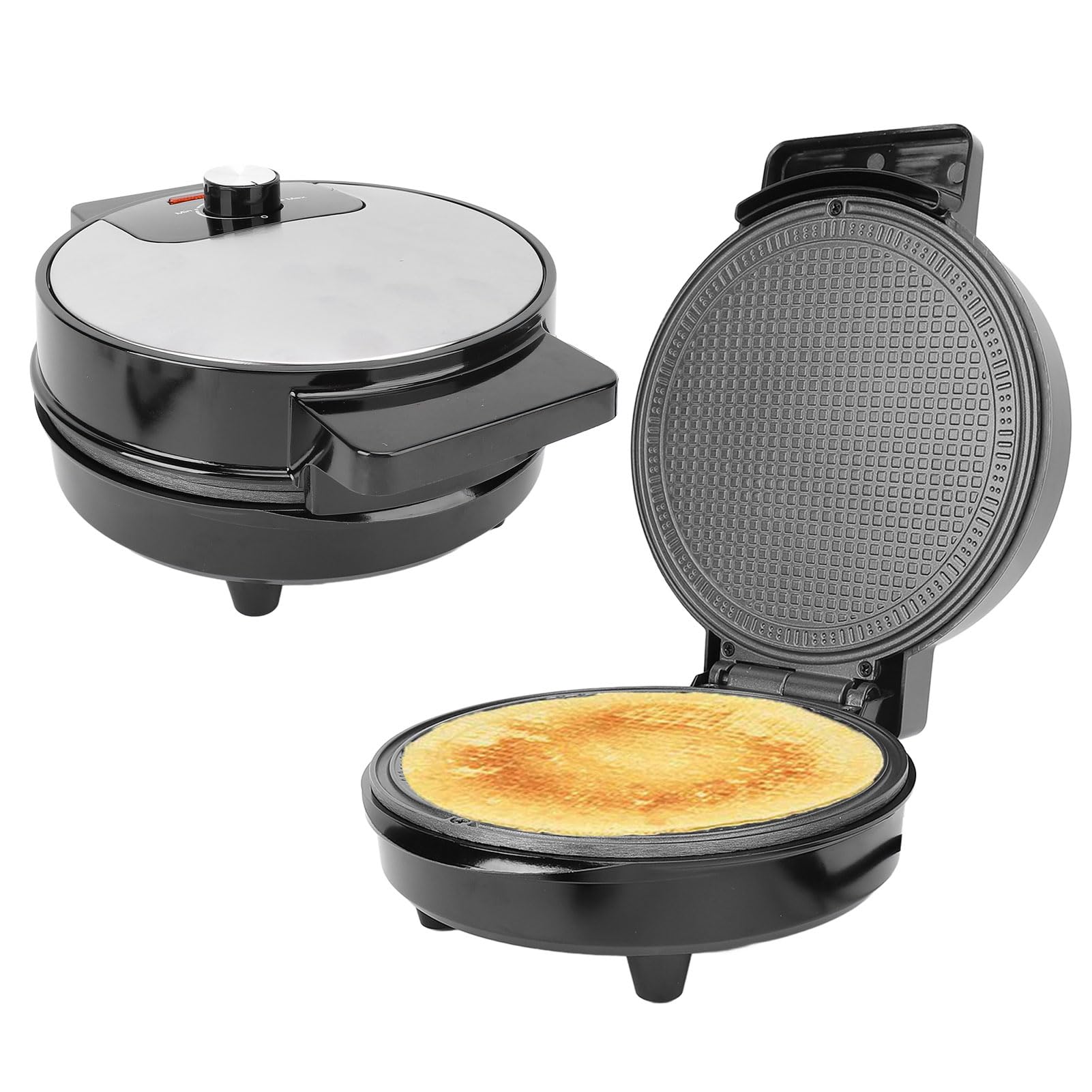 Fabricante de Cono de Waffle, 1000 W de Aluminio Eléctrico Comercial sin Palos de Recubrimiento de Helado Rollos de Helado para Panaderías de Panaderías de Cocina en Casa (EU