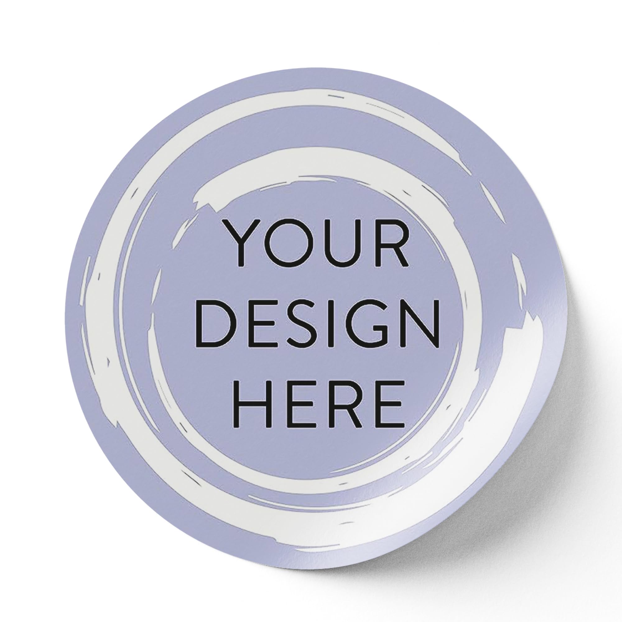 100 Custom Vinyl Stickers - Upload Your own Image, Text, Design, Logo - Personalized Logo Labels for Handmade, Packaging, Bottle, Jars, Candle, Brand