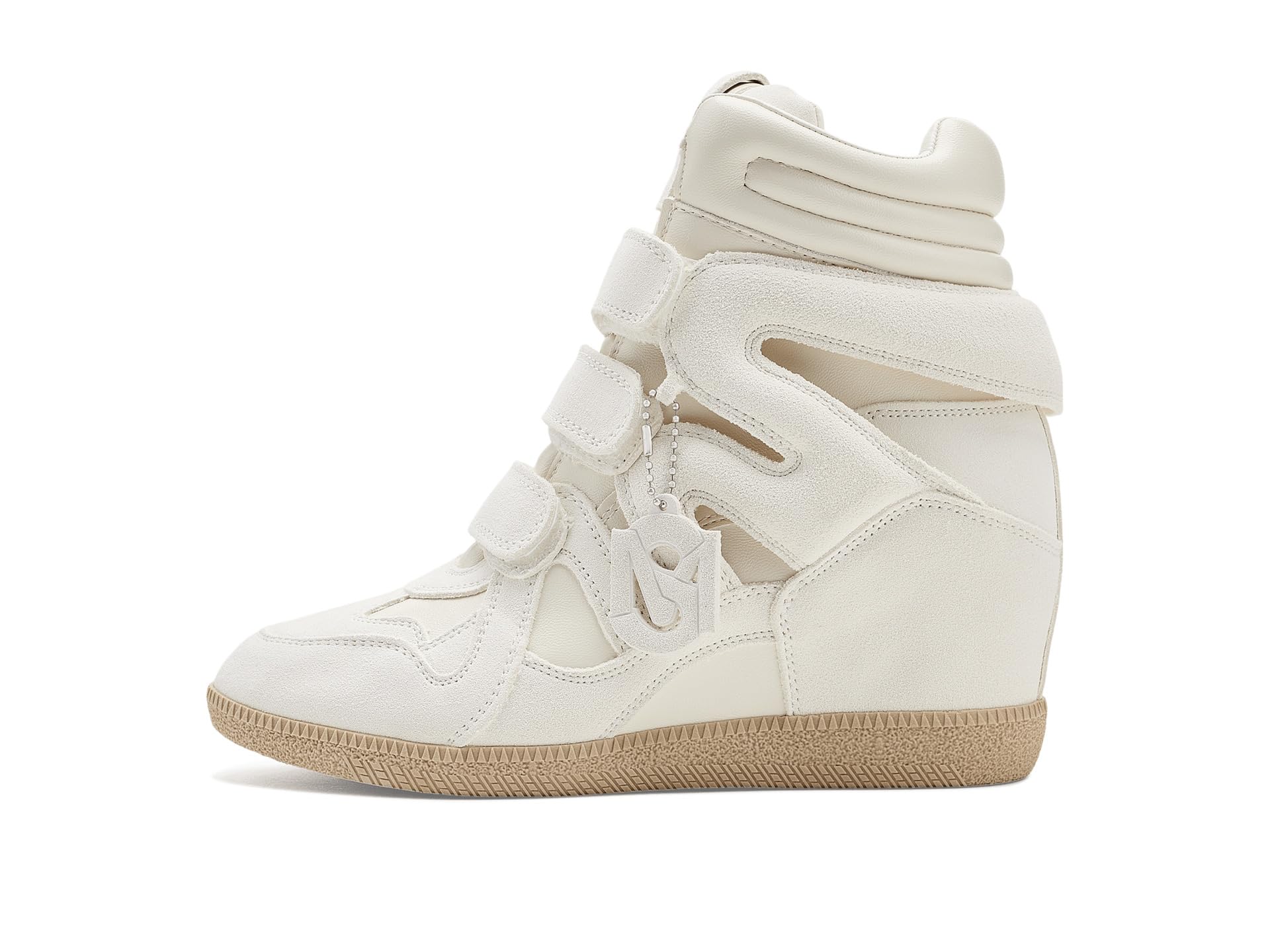 Steve Madden Damskie trampki Mavis, biały zamsz, 9