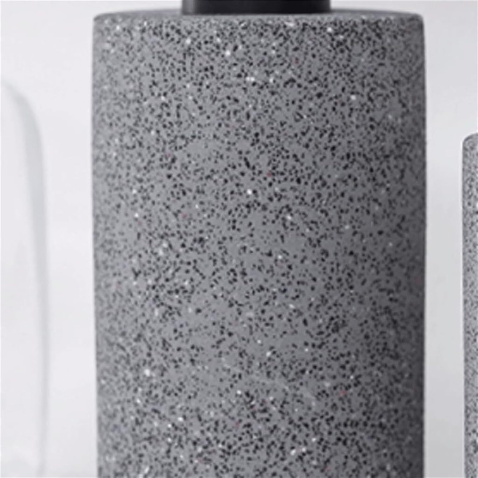 piatto Bottiglia lavamani in cemento in stile nordico Wabi-sabi for ripiani, ricaricabile a pressione Accessori per il bagno(Gray)
