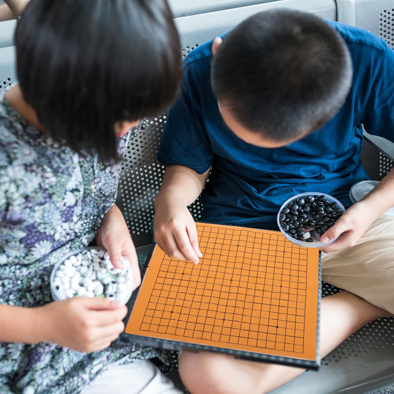 FOMIYES Tavola da gioco pieghevole in similpelle, 2 pezzi, da viaggio, portatile, per bambini, adulti, viaggi a casa