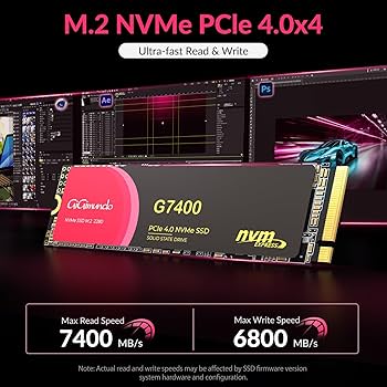 Amazon.com: GiGimundo G7400 2TB M.2 PCIe Gen 4.0x4 NVMe SSD