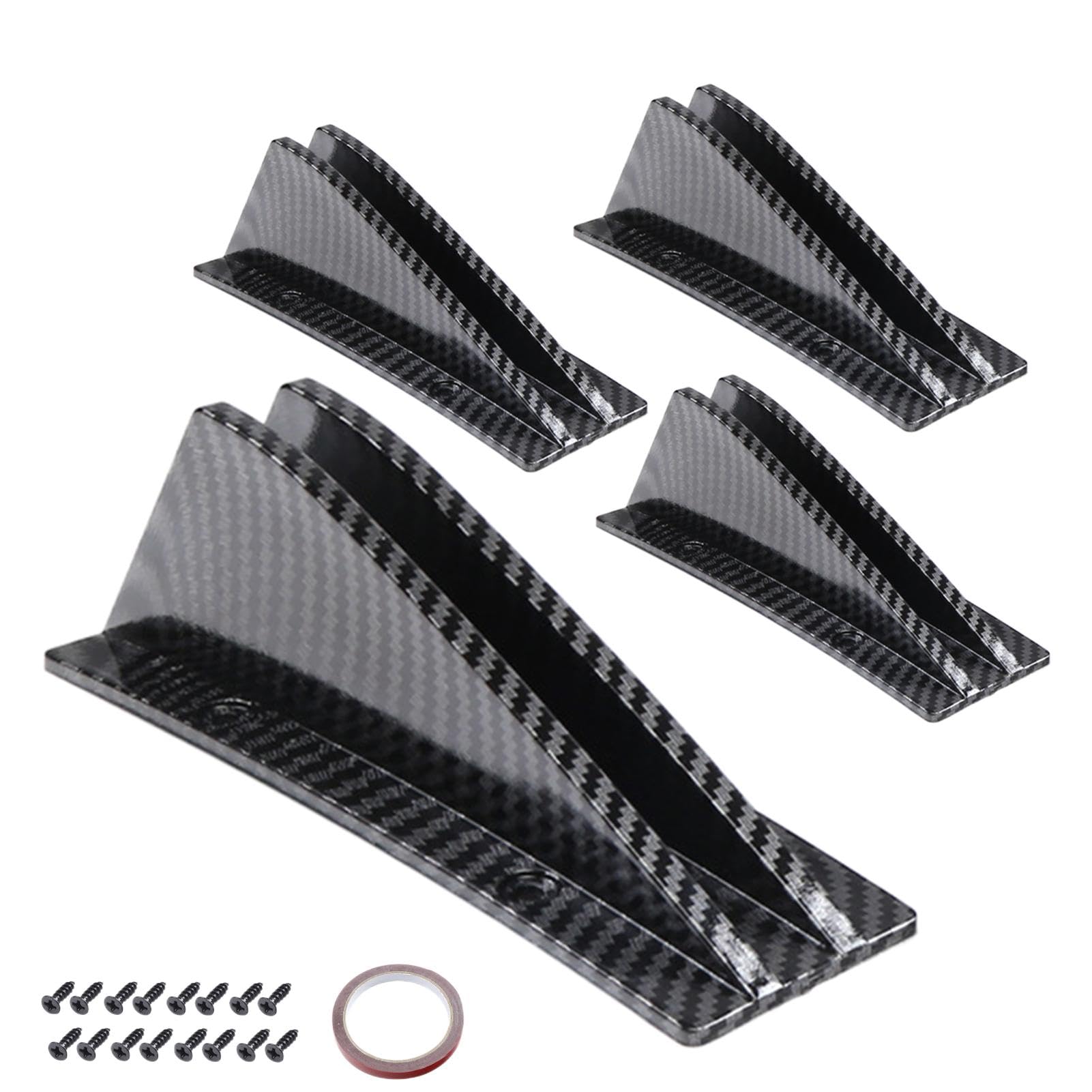 Kit Diffuseur De Pare-chocs Arrière - Déflecteur Et Aileron De Requin