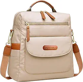 Mochila Bolsa Feminina Pavão de Ouro Resistente Com Bolso Antifurto e Alça de Ombro Perfeita Para Trabalho Dia A Dia ou Passeio