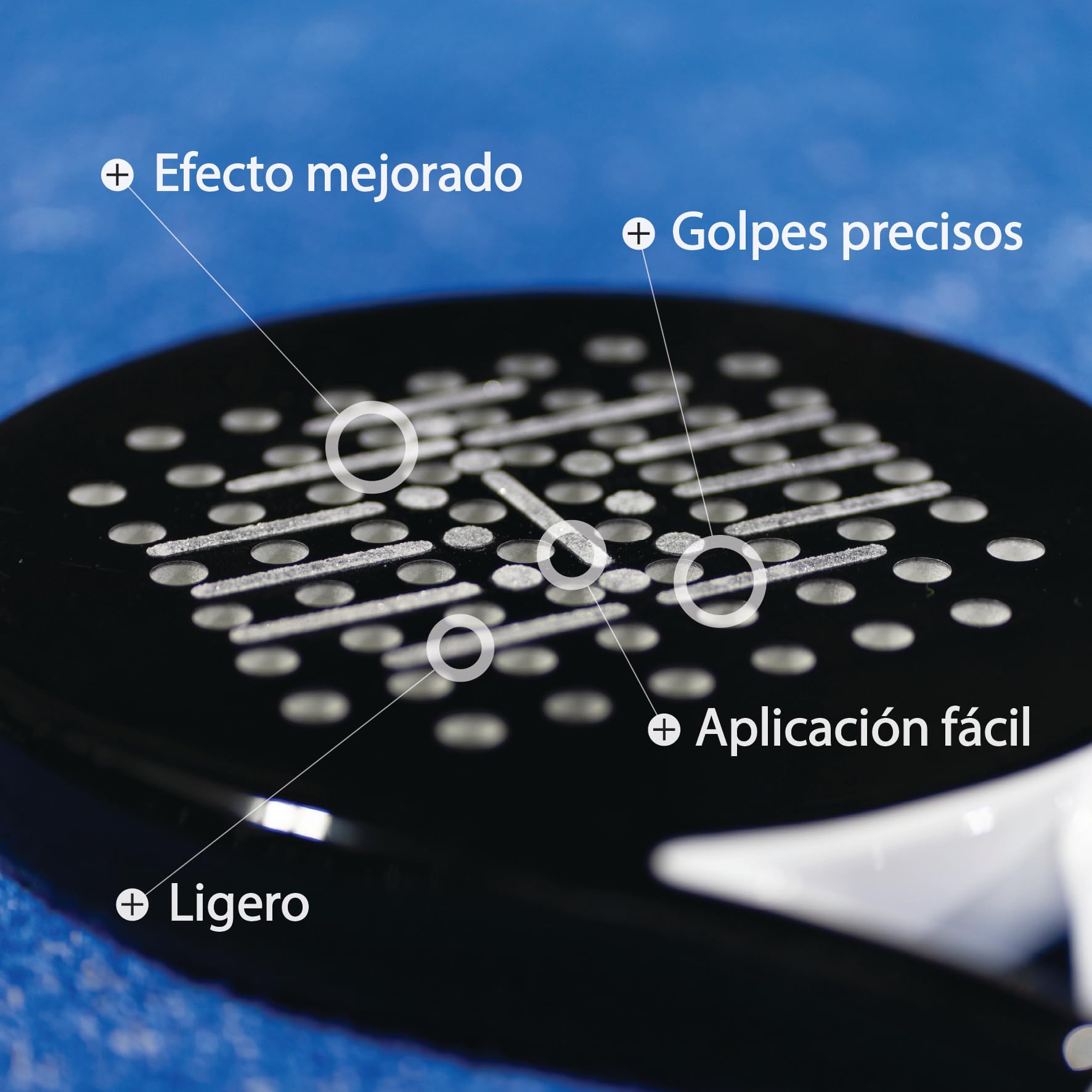 GripBooster Tiras Rugosas de Padel, Ultraligero para Palas de Padel