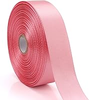 Vista 40 de Cinta blanca de 1-1/2 pulgadas, para envolver regalos, 50 yardas, perfecta para boda, fiesta, corona, costura, accesorios para el cabello