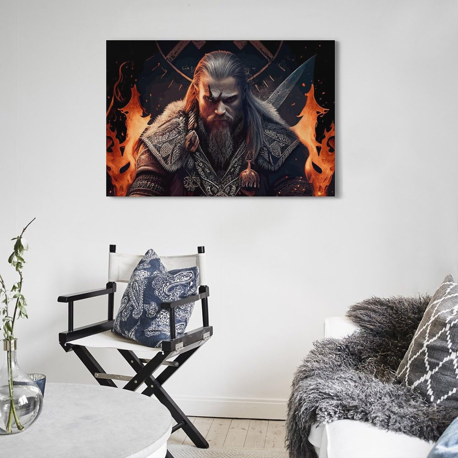 Poster Su Tela Vikings 40x60 Cm | Quadro Decorativo Moderno Per Camera Da Letto E Salotto