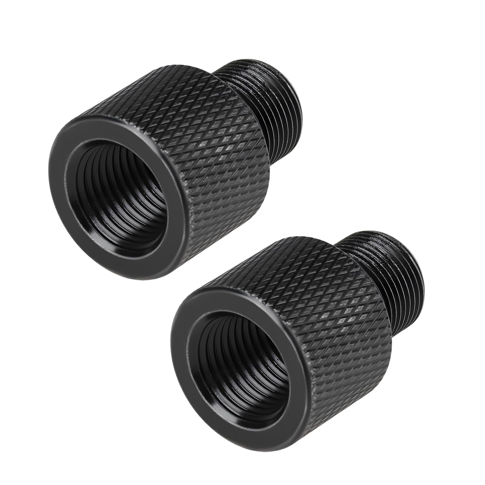 YINETTECH 2pcs Aluminum Alloy Thread Adapter 1/2-20 Male to 1/2-28 Female for Welding Equipment