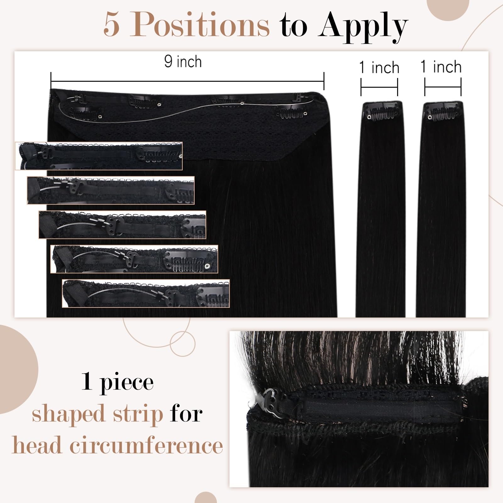 Przedłużanie włosów Clip In Hair Extension Prawdziwe ludzkie włosy miękkie naturalne ręcznie robione dla kobiet, długie proste klipsy na przedłużanie niewidzialne(P16-22,18 cala)