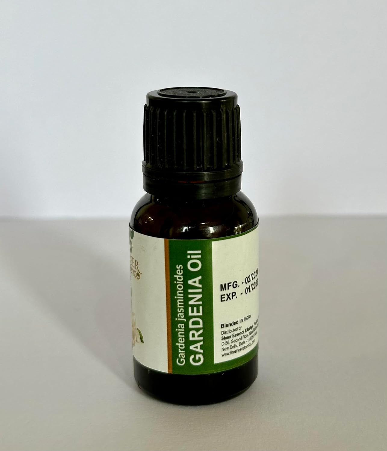 Gardenia Absolute Essential Oil (Gardenia jasminoides) 100% Pure Natural Uncut Therapeutic Grade Oil 10ml