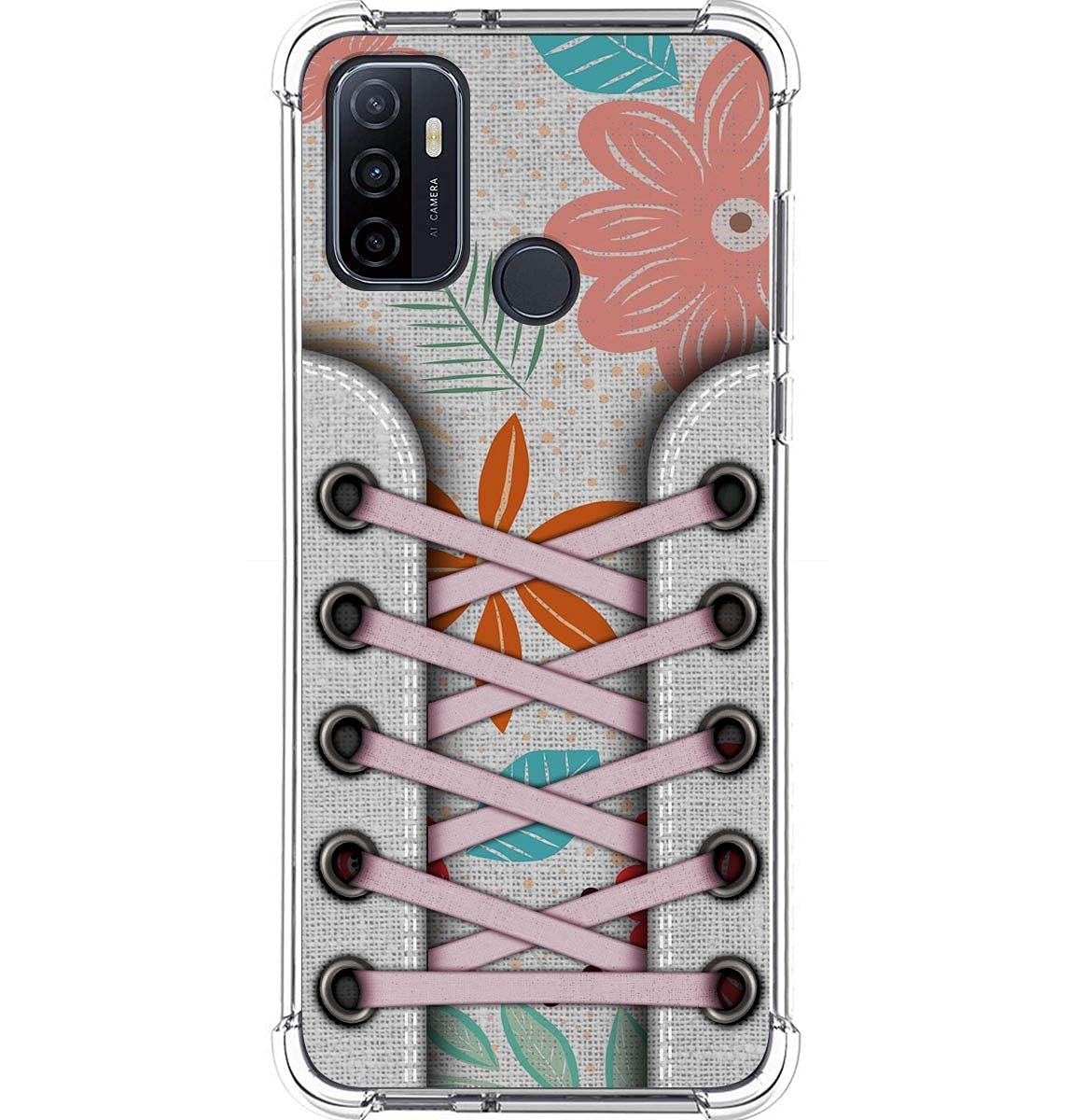 Tumundosmartphone Cover In Silicone Per Oppo A53/A53s – Stampa Adventure Time, Antiurto