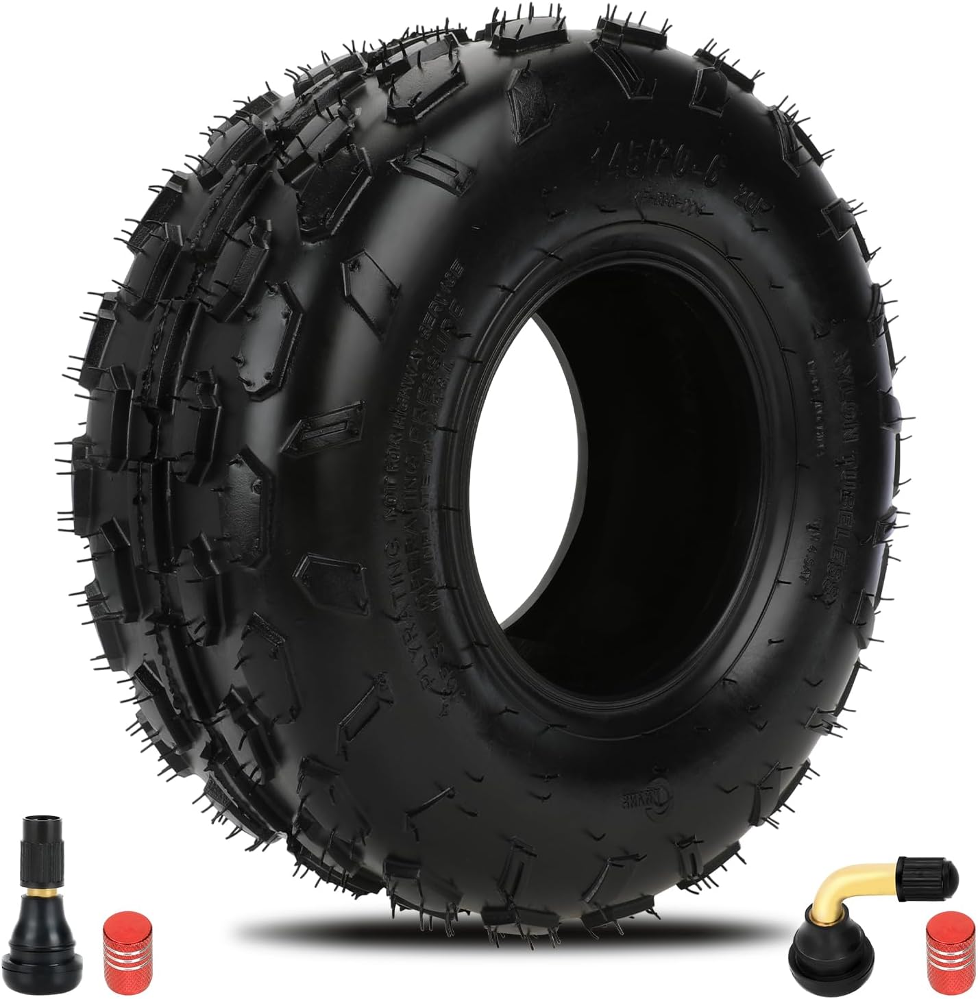145/70-6 Tubeless Tire for Mini Bike Go Kart ATV UTV 80cc-105cc
